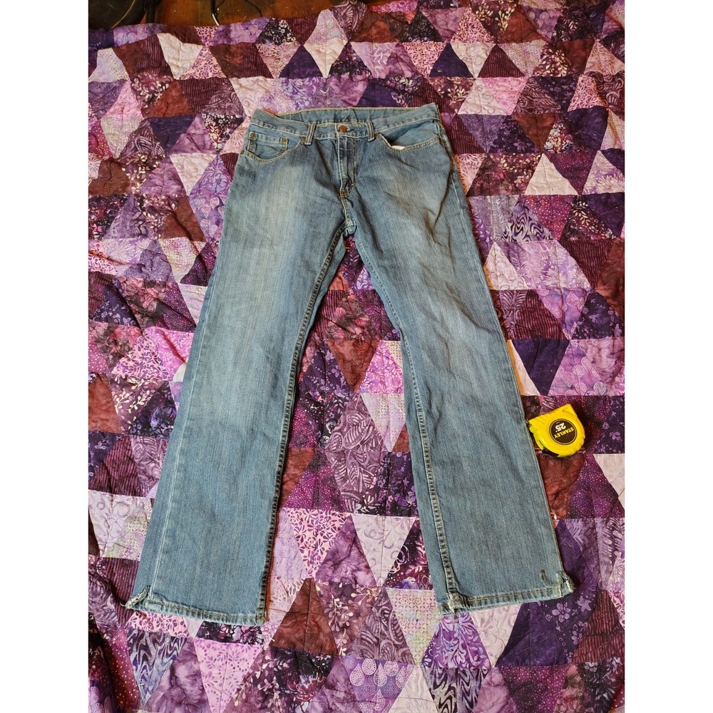 Levis 559 Jeans Mens 33x31 Blue Mid Rise Denim Western Cowboy Rodeo Straight